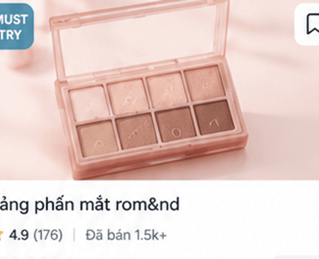 Bảng phấn mắt rom&nd